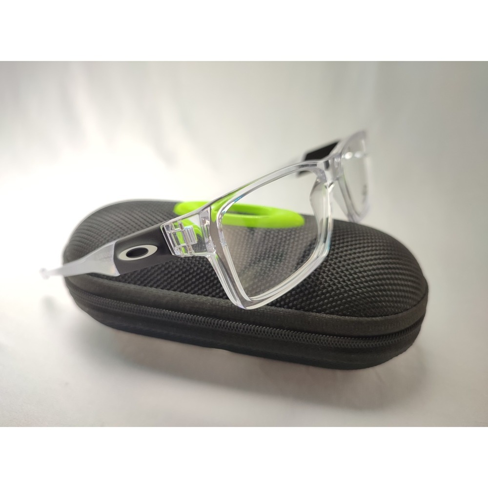 Oakley Double Steal OY8020 Polished Clear 48-15-129 Youth Frames Demo Lenses